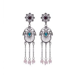 Motif Silver Pearl Stud