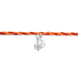 Silver Om Trishul Rakhi